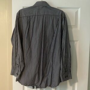 Men's Large BCBGMaxAzria Button-Down Long Sleeve Shirt Luxury Silk Blend